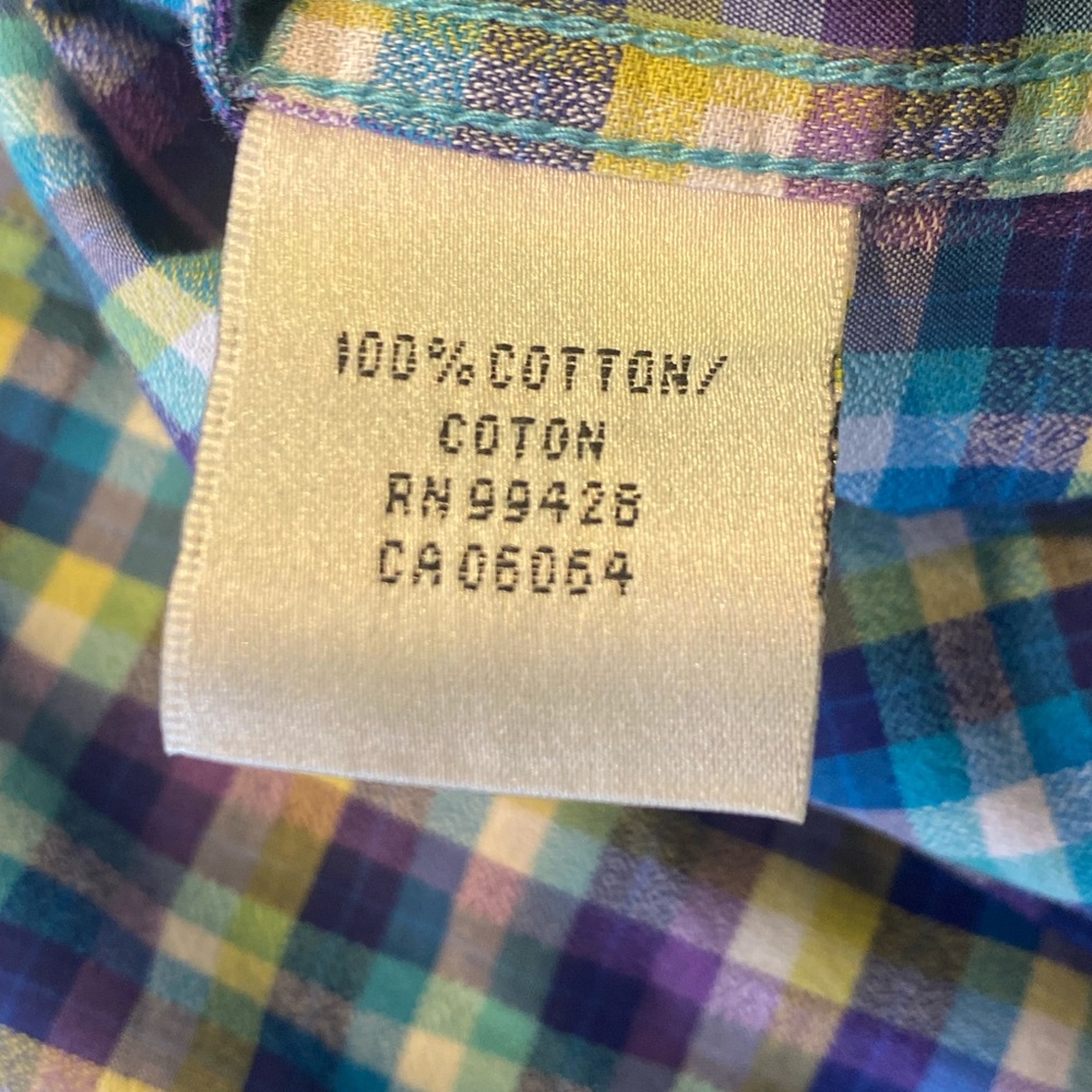 Bugatchi Short Sleeve Button Up Size Xl - image 7